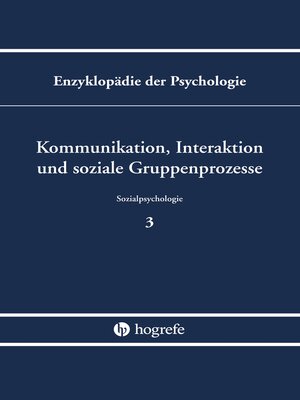 cover image of Kommunikation, Interaktion und soziale Gruppenprozesse
